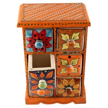 Spice Box-1473 Masala Rack Container Gift Item
